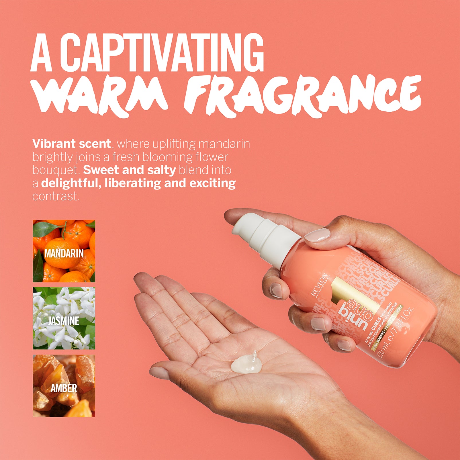UniqOne Curls Treatment fragrance notes and texture