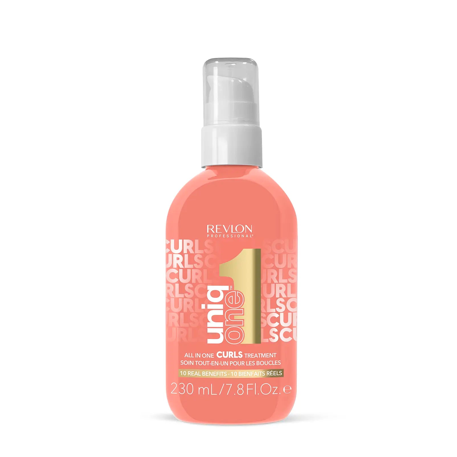 Revlon Professional UniqOne Curls Treatment 230ml bottle, front view