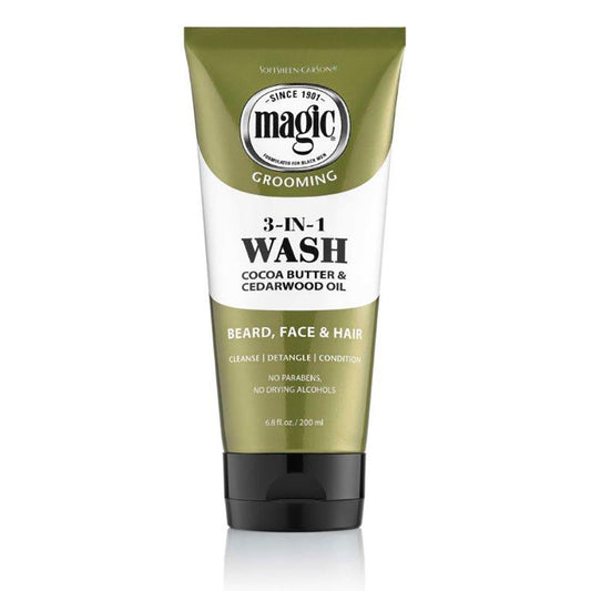 Magic Grooming 3-In-1 Beard Wash With Almond Oil