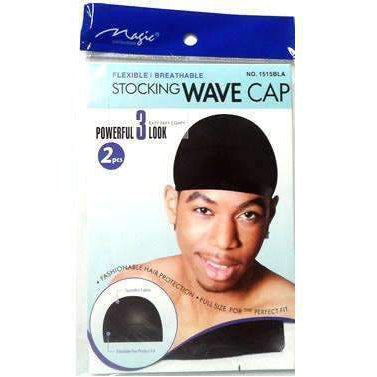 Magic Collection Stocking Wave Cap No 1515BLA 1