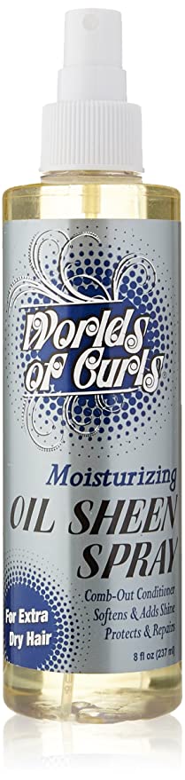 Worlds of Curls Oil Sheen Spray for Extra Dry Hair