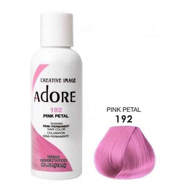 Adore Semi Permanent Hair Dye Colour 192 pink petal