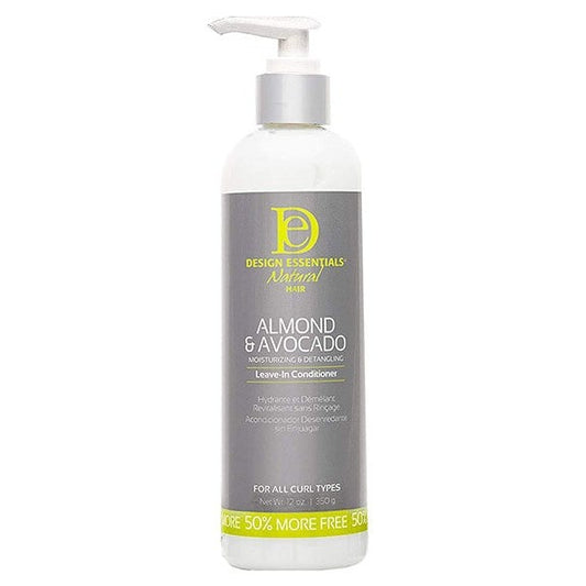 Design Essentials Natural Almond And Avocado Detangling Leave In Conditioner 350g 1