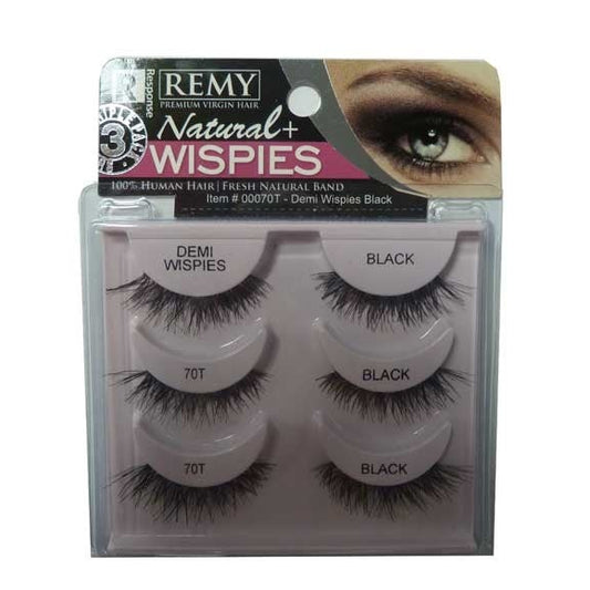 Response Bee Sales Remy Natural Demi Wispiestriple Pack 3 Lashes 1