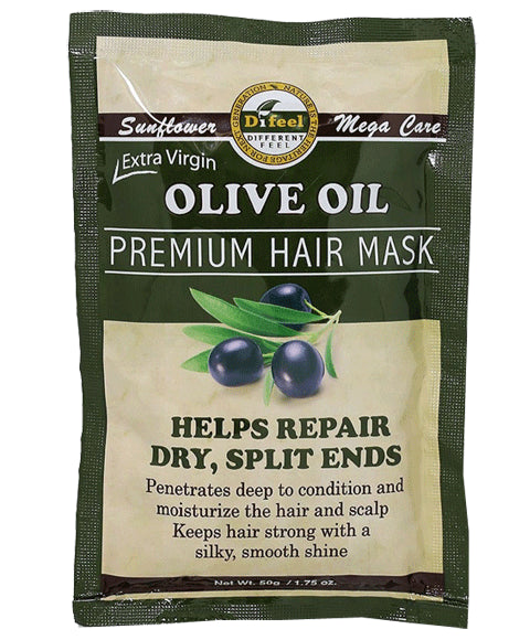 Difeel Olive Oil Premium Hair Mask Help Repair Dry And Splitends 50g 1