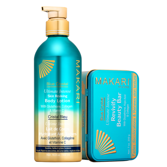 MAKARI - Blue Crystal Lotion Soap Duo (2 pc set)