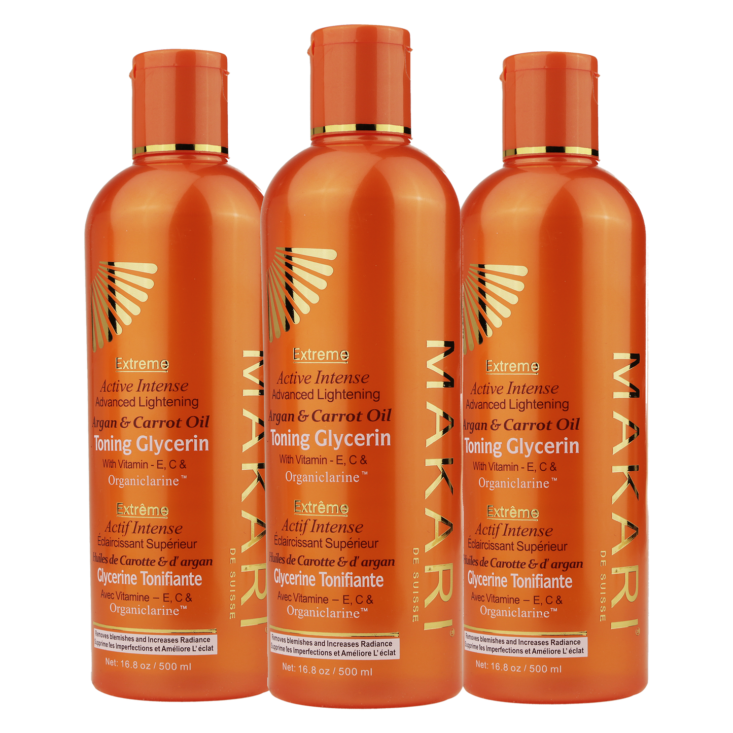 Extreme Carrot & Argan Glycerin - Pack of 3
