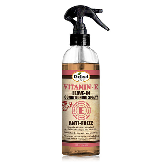 Difeel Anti-Frizz Leave In Conditioning Spray with Pure Vitamin E Oil