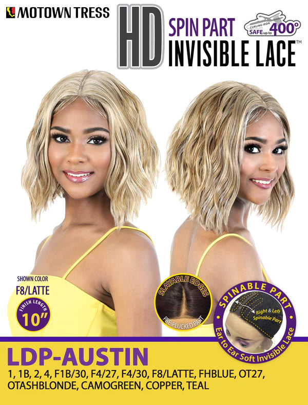 Motown Tress - Wigs - HD Skin Part Invisible Lace Style LDP - Assorted Colours