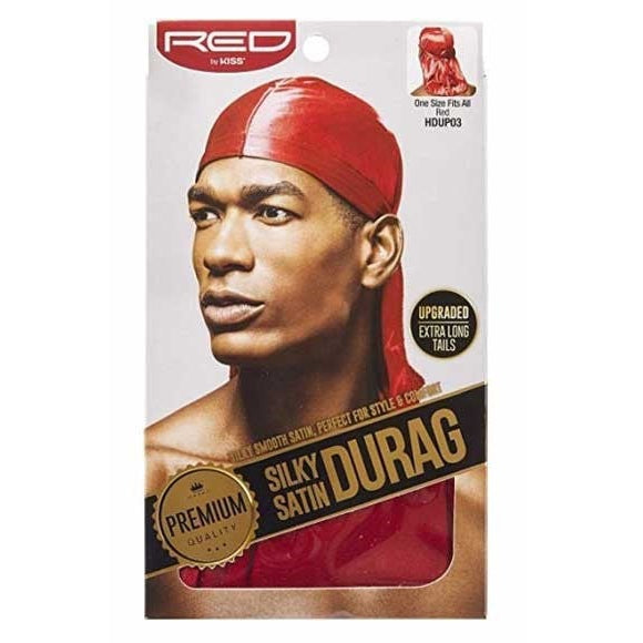 RED BY KISS Silky Satin Durag Red HDUP03  1