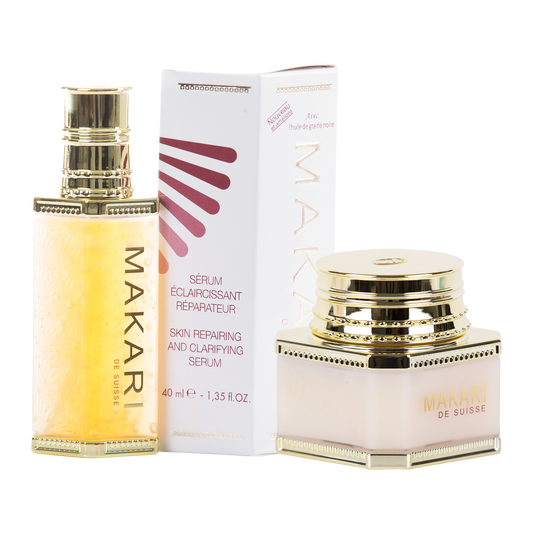 Makari Skin Repairing Serum + Day Cream - Pack of 2 Item