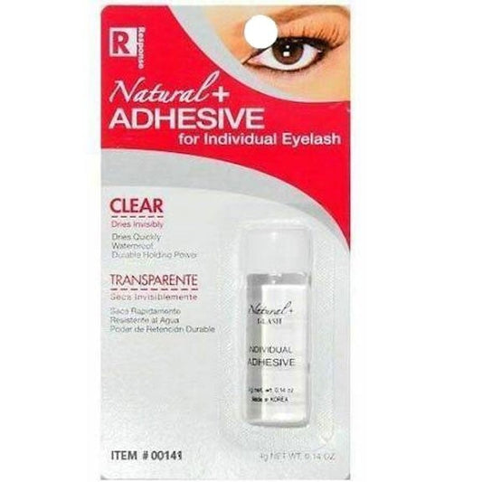 Response Natural Plus Adhesive For Individual Eyelashe Clear 4g 1