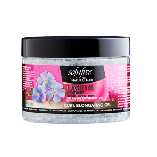 Sofnfree Curl Elongating Gel with Flaxseed Oil & Rosewater