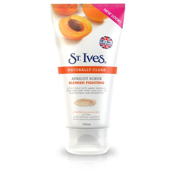 ST IVES Naturally Clear Blemish Fighting Apricot Scrub 150ml 1