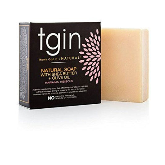 TGIN Natural Soap With Shea Butter Olive Oil And Hawaiian Hibiscus 1