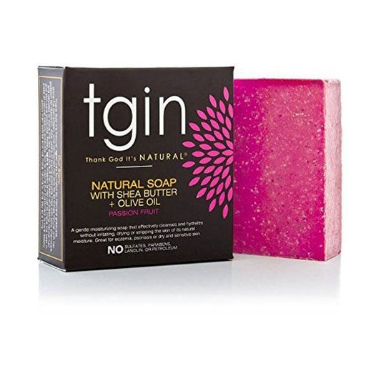 TGIN Natural Soap With Shea Butter Olive Oil And Passion Fruit 1