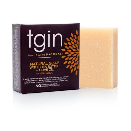 TGIN Natural Soap With Shea Butter Olive Oil And Sandlewood 1