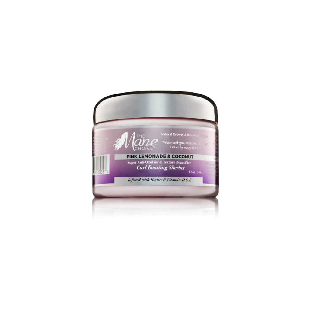 The Mane Choice Pink Lemonade And Coconut Curl Boosting Sherbet 340g 1