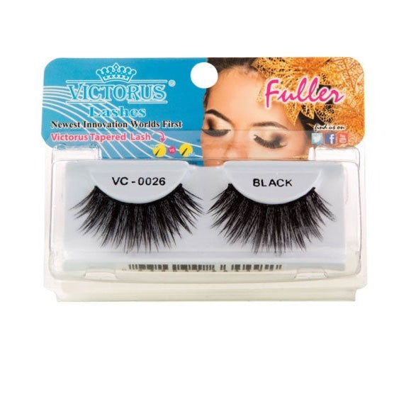 Victorus Eye Lashes VC 0026 Black 1