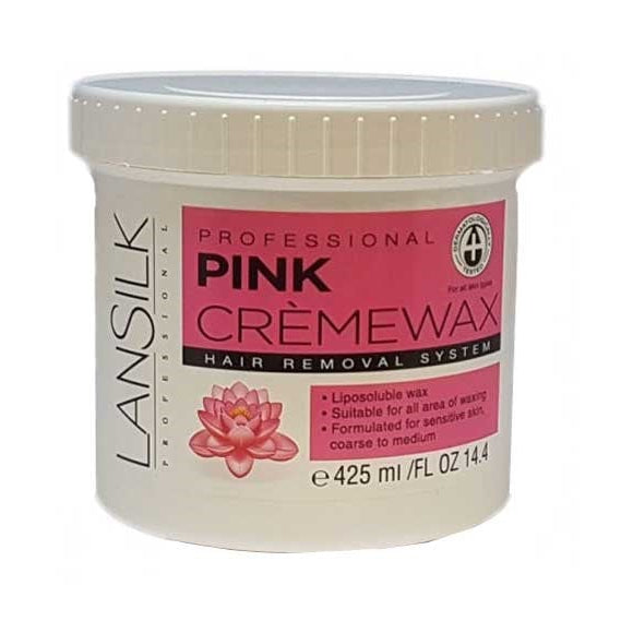 Lansilk Pink Creme Wax 425ml 1