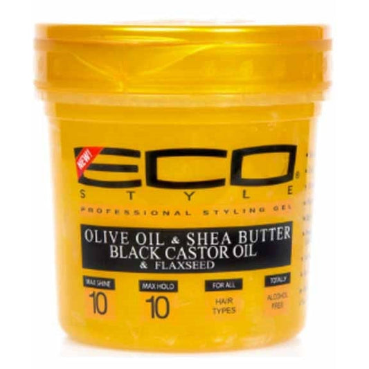 Eco Styler Gold Olive Shea Butter Black Castor And Flaxseed Gel 236ml 1