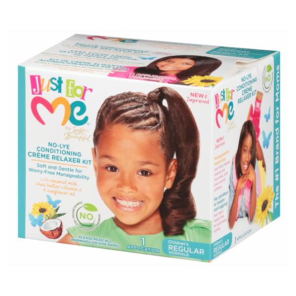 Just For Me No Lye Conditioning Creme Relaxer Kit Regular 1