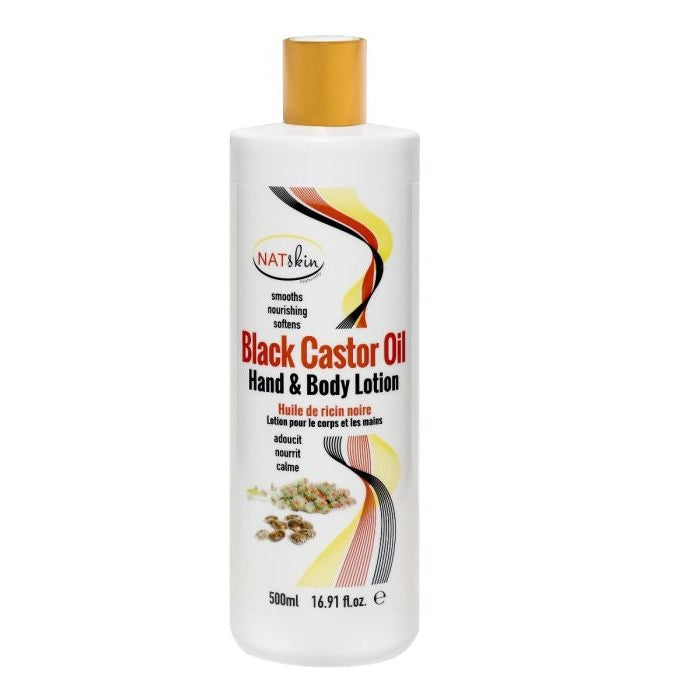 Natskin Black Castor Oil Hand & Body Lotion 500ml 1