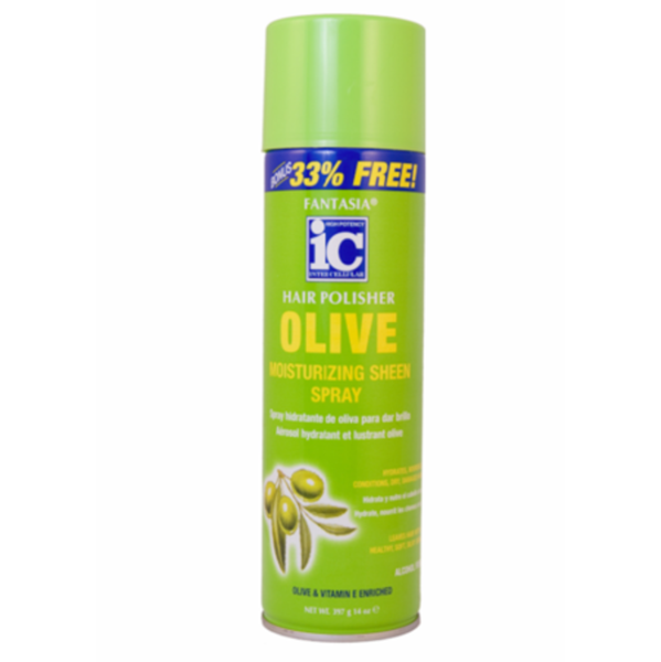 Fantasia IC Olive Moisturizing Sheen Spray Hair Polisher 397g 1