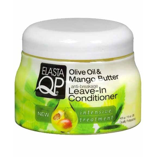 ElastaQP QP Olive Oil And Mango Butter Anti Breakage Leave In Conditioner 425g 1