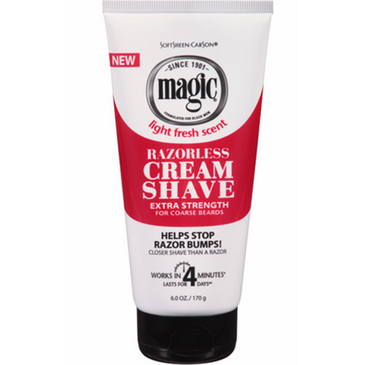Softsheen Carson Magic Cream Shave Razorless Extra Strength for Coarse Beards 170g 1