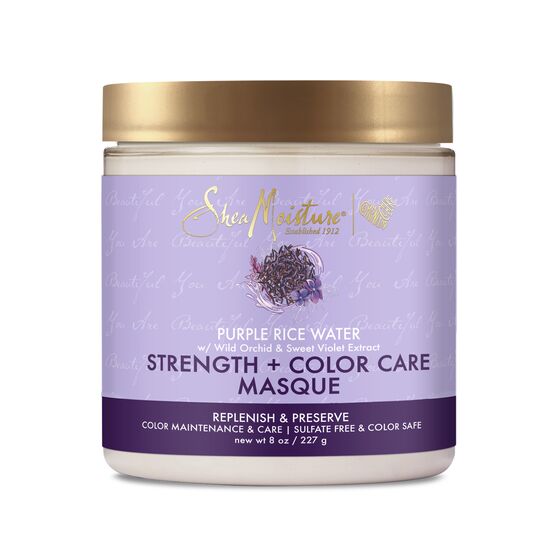 SheaMoisture Purple Rice Water Strength & Color Care Masque 227g 1