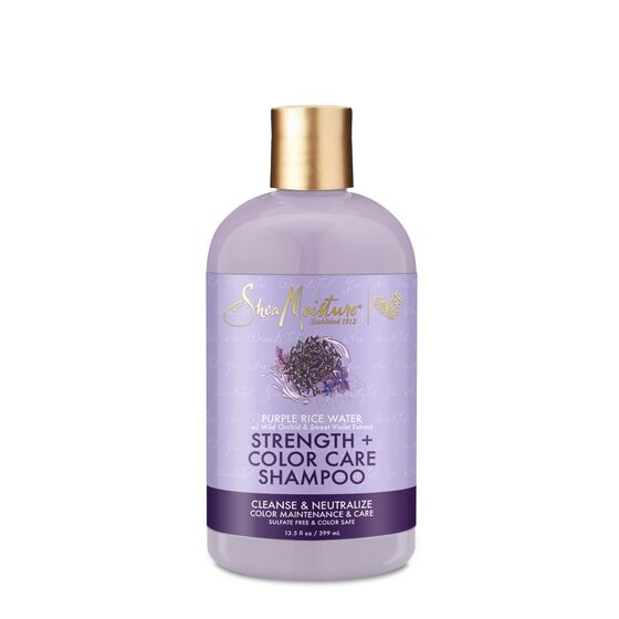 SheaMoisture Purple Rice Water Strength & Color Care Shampoo 399ml 1