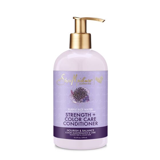 SheaMoisture Purple Rice Water Strength & Color Care Conditioner 370ml 1
