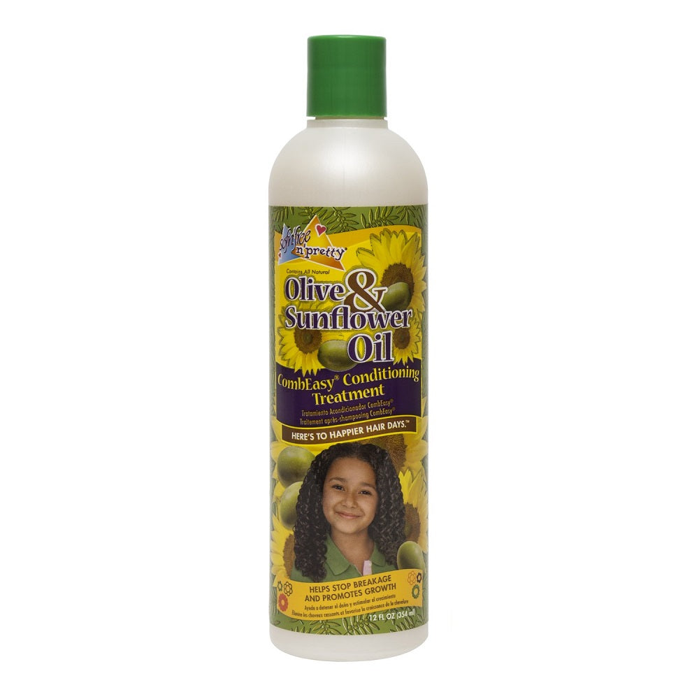 Sof n Free Sofn'Free n'Pretty Olive & Sunflower Oil CombEasy Conditioning Treatment - Detangling & Moisturizing for Kids' Hai