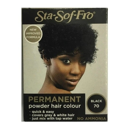 Sta-Sof-Fro Permanent Powder Hair Colour Black