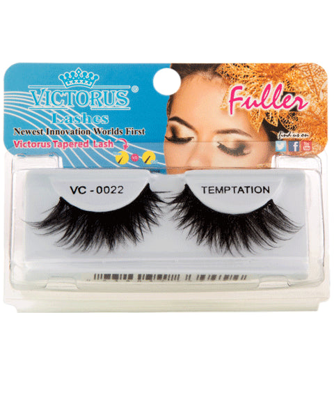 Victorus Fuller VC0022 Temptation Black Lashes 1
