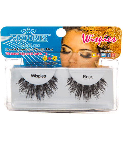 Victorus Wispies Rock Black Lashes 1